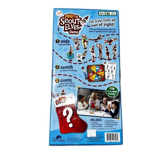 Elf on the Shelf Find the Scout Elves Game Ages 5+ NEW family Game Night holiday - Picture 2 of 5